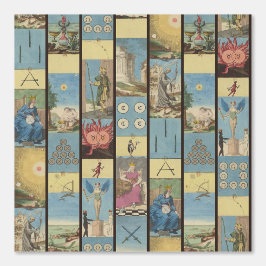 Celestial Vintag Witchy Tarot Card Tapete