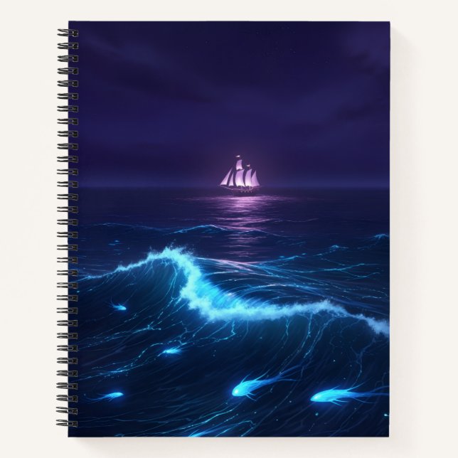Celestial Waters-Notebook Notizbuch (Vorderseite)