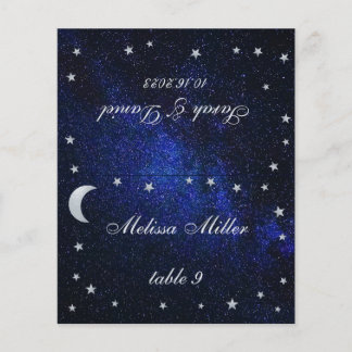 Celestial Wedding Platzkarte - Gast Name