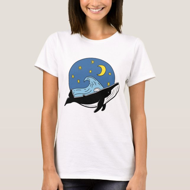 Celestial Whale T - Shirt (Vorderseite)