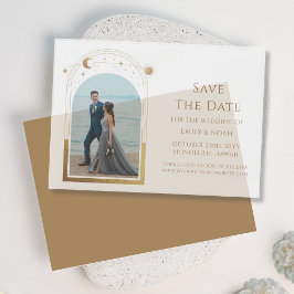 Celestial White Gold Foto Hochzeit speichern das D