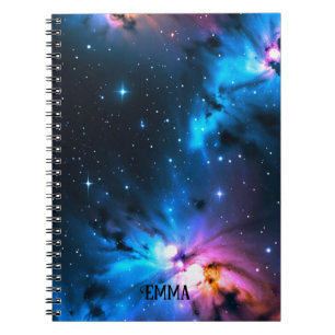 Celestial Wirbel von Stars Individuelle Name Notizblock