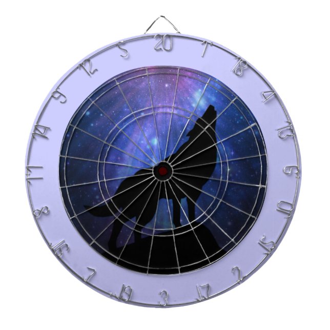Celestial Wolf Dartscheibe (vorne)