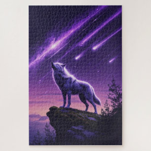 Celestial Wolf - Mystic Howl Puzzle