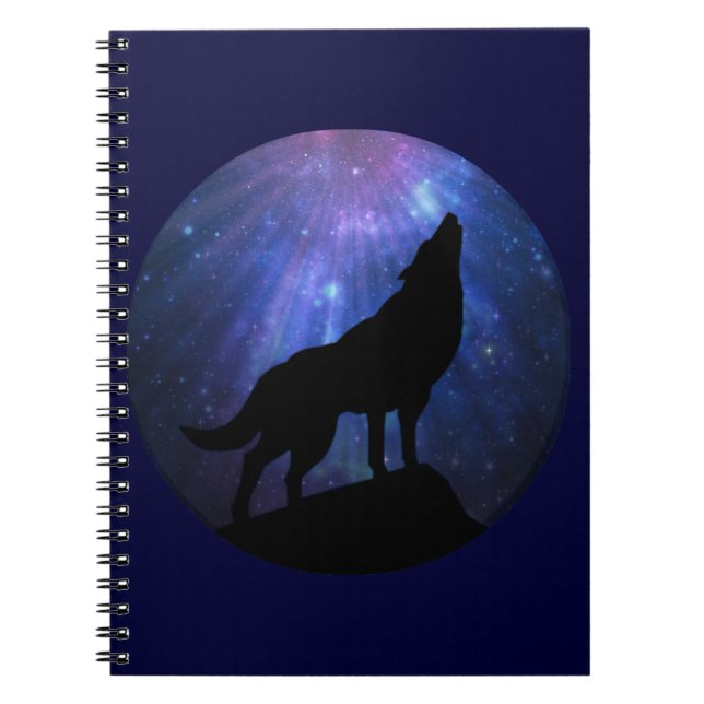 Celestial Wolf Notizblock (Vorderseite)