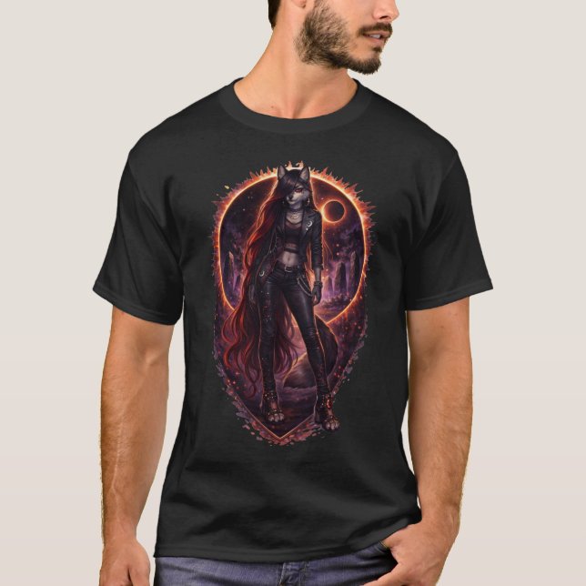 Celestial Wolf T-Shirt (Vorderseite)