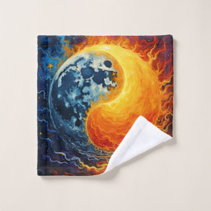 Celestial Yin Yang Art Badhandtuch Set