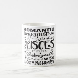 Celestial Zodiac Sign Tasse/Pisces Beschreibung Kaffeetasse
