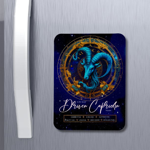 Celestial Zodiac Symbol Fantasy Capricorn Geburtst Magnet