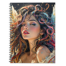 Celestiale Strahlung - Rainbow-Winged-Angel-Portra