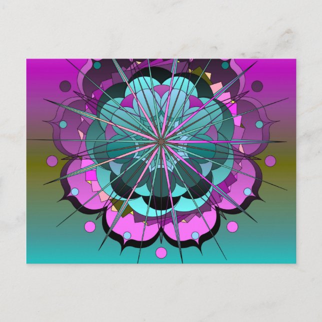 CelestialGlory2 Postkarte (Vorderseite)