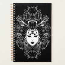 CELESTIEL MYSTIQUE JAPONAIS GEISHA SPIRIT SUR NOIR