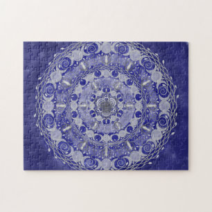 Celestische Silver Triple Moon Goddess Mandala