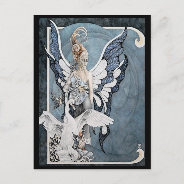 Celestite Fee Postkarte (Vorderseite)