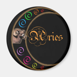 Celestrial Moon Aries Magnet