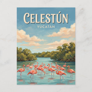 Celestún Mexiko Postkarte