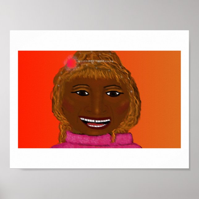 Celia Cruz Painting Poster (Vorne)