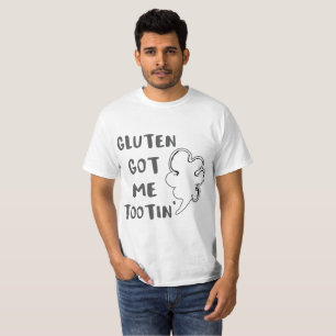 Celiac Awareness Gluten Got Me Tootin T-Shirt