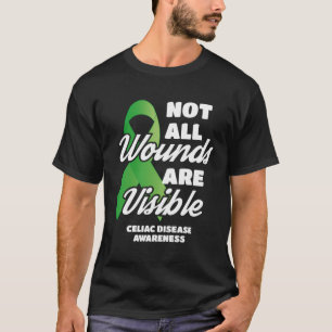 Celiac Awareness nicht alle Wunden sichtbar sind T-Shirt