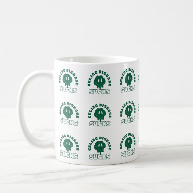 Celiac Disease Ist zum Kotzen Kaffeetasse (Links)