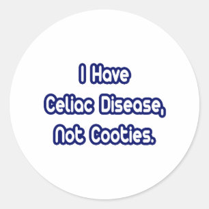 Celiac Disease..Keine Gebühren Runder Aufkleber