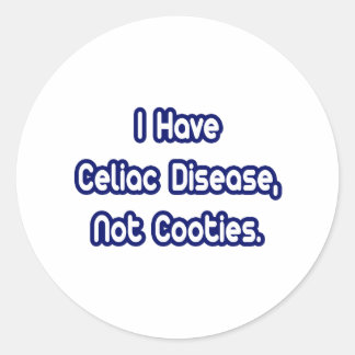 Celiac Disease..Keine Gebühren Runder Aufkleber