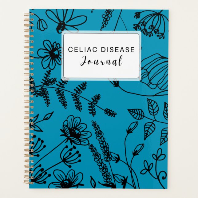 Celiac Disease Monthly Journal - Blue Planer (Vorderseite)