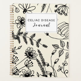 Celiac Disease Monthly Journal - Soft Yellow Planer