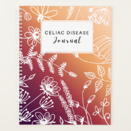 Celiac Disease Monthly Journal - Sunset Purple Planer