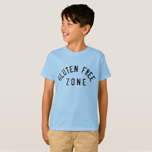 #CeliacKidsLA Gluten-Freihafengebiet T-Shirt (Vorne ganz)