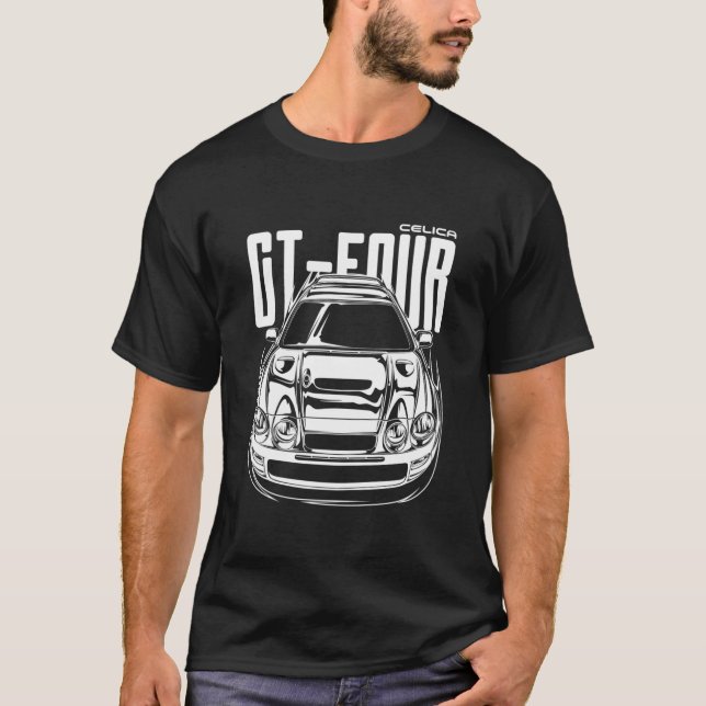 Celica GT-Four (White Print) T-Shirt (Vorderseite)