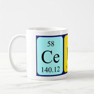 Celin Periodenname Tasse