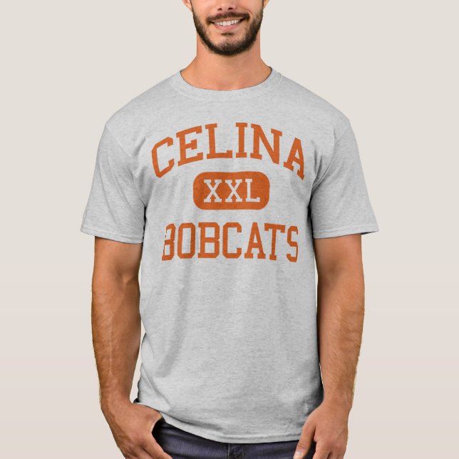 Celina - Rotluchse - Highschool - Celina Texas T-Shirt (Vorderseite)