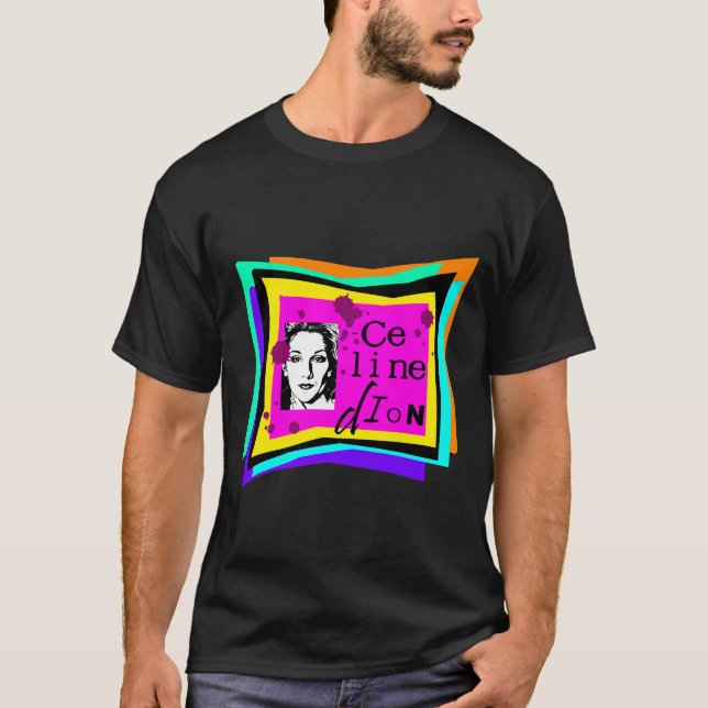Celine Dion - Pop-Art T-Shirt (Vorderseite)