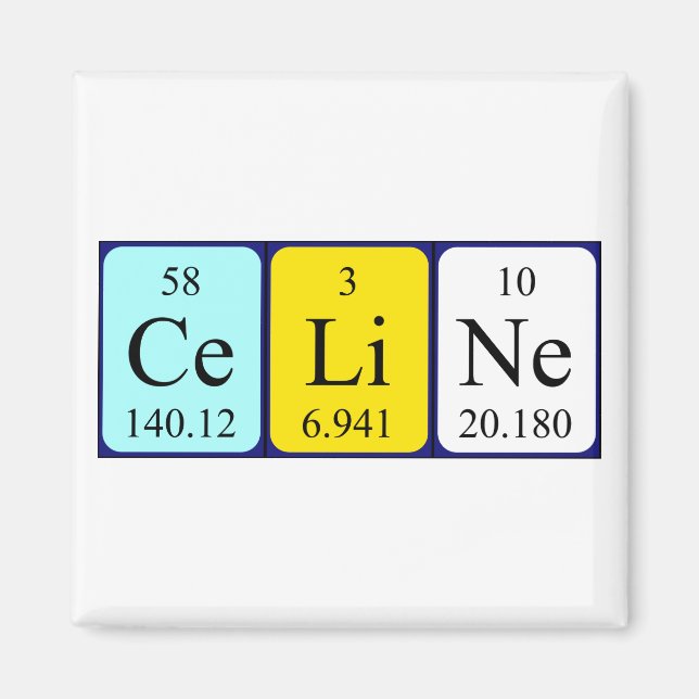 Celine Periodenmagnet Magnet (Vorne)