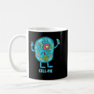 Cell Fie Funny Cell Selfie Science Biology Teacher Kaffeetasse