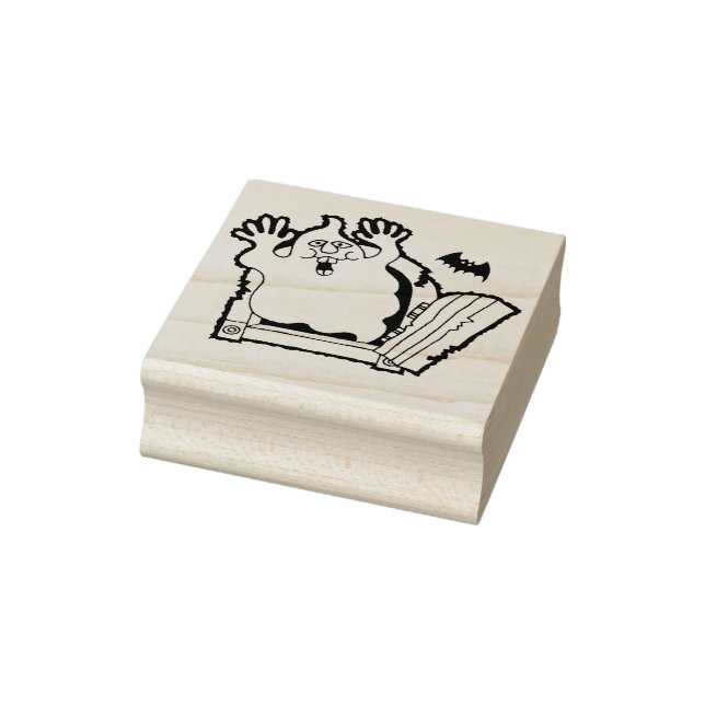 Cellar Ghost Illustration Art Briefmarke Gummistempel (Stempel)
