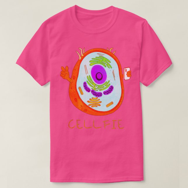 Cellfie Cell Selfie Science Costume Funny Hallowee T-Shirt (Design vorne)