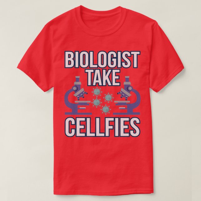 CellFie Coole Funny Biology Lehrerin Geschenk 2 T-Shirt (Design vorne)
