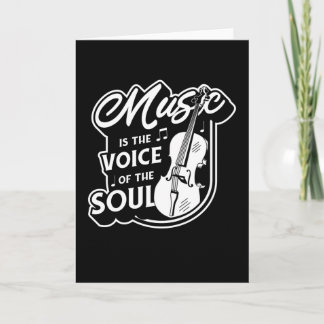 Cellin for Cello Musician String Instrument Gift Karte