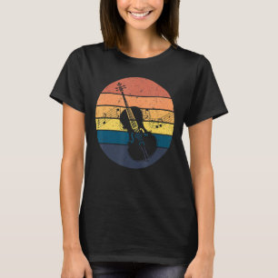 Cellist Cello Retro Vintag Classic Music Player T-Shirt