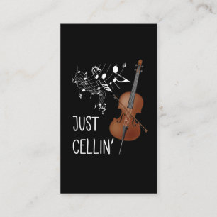 Cellist Cello String Instrument Cellist Spaß viol Visitenkarte