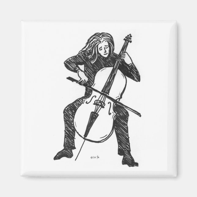 Cellist-Magnet Magnet (Vorne)