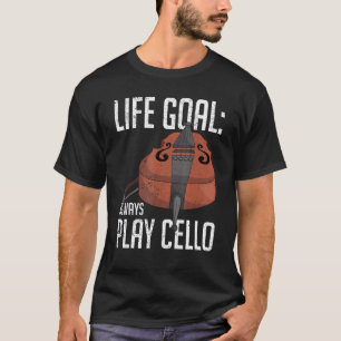 Cellist Musician Cello Player Musikinstrument T-Shirt