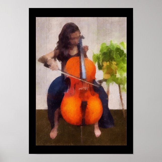 Cellist Poster (Vorne)