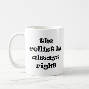 Cellistische Tasse immer richtig
