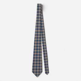 Cello and Donkey Brown Plaid Neck Tie Krawatte