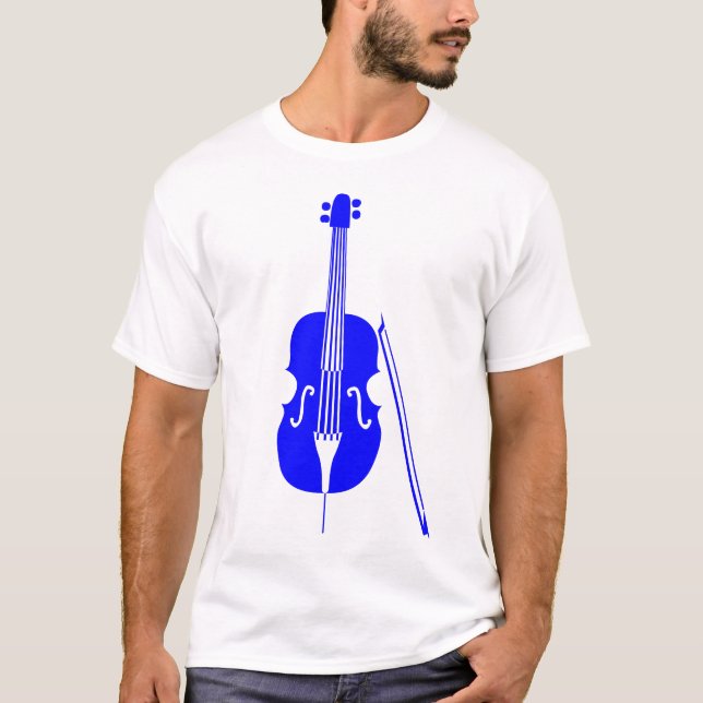 Cello - Blau T-Shirt (Vorderseite)