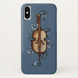 Cello Blue Rose Orchestra Art Case-Mate iPhone Hülle