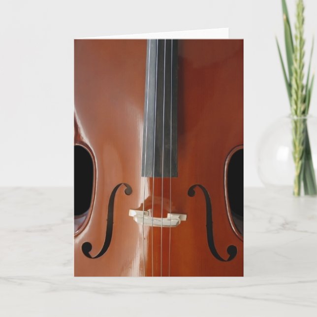 Cello Card Karte (Vorderseite)